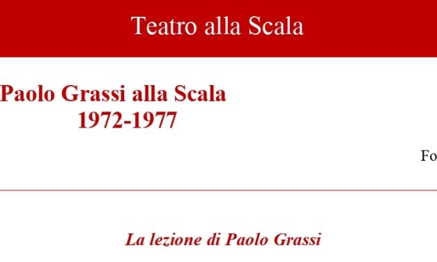 Convegno: La lezione di Paolo Grassi