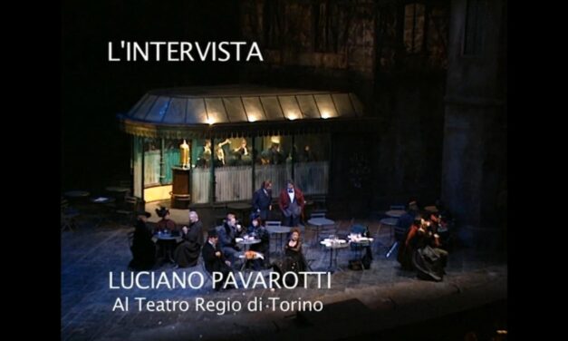 Luciano Pavarotti nella Bohème al Teatro Regio di Torino