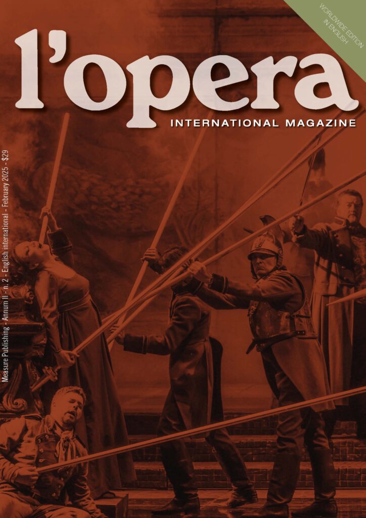 l'opera Febbraio 2025 english - l'opera international magazine